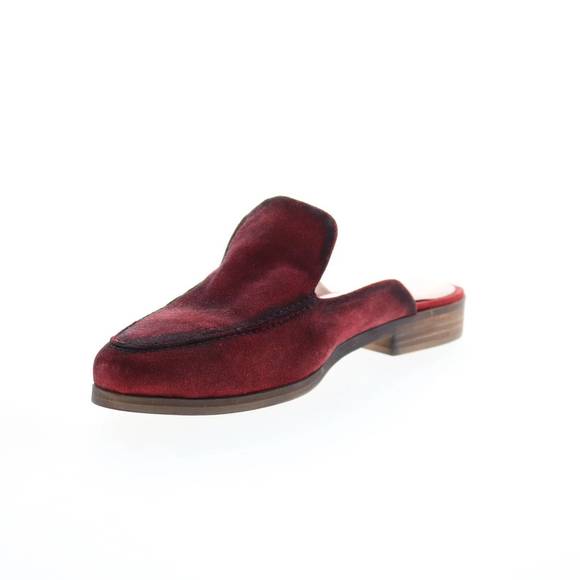 NEW DIBA TRUE women's art easel mule in red suede - Picture 6 of 8
